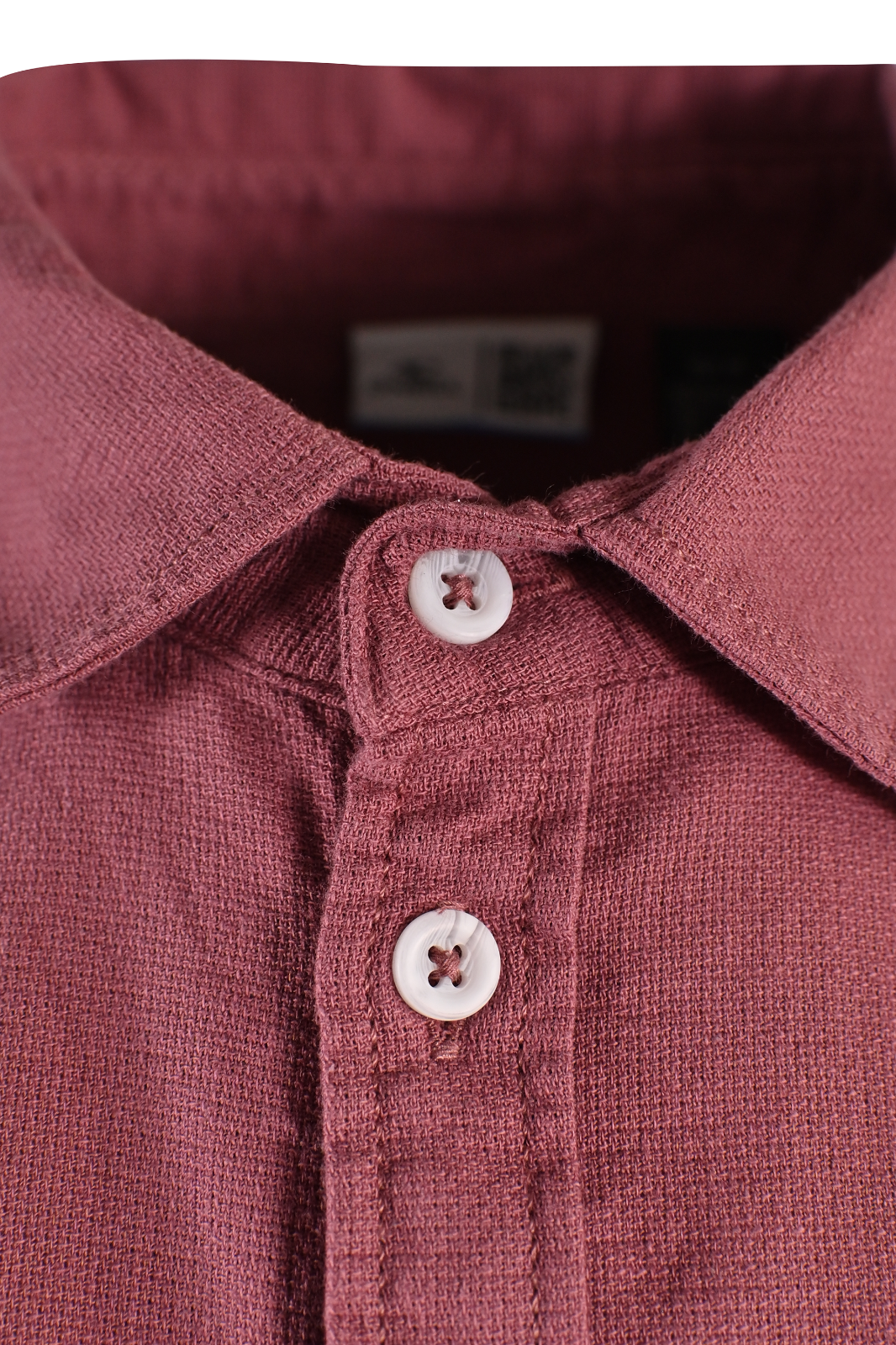 O'Neill Men's Woven Shirt Solid Mohagany Red Chambray Pocket Short Sleeve (S09)