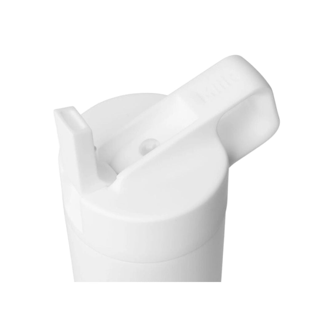 MiiR Straw Bottle 20oz White Vacuum Insulated Stainless Steel Leakproof (S04)