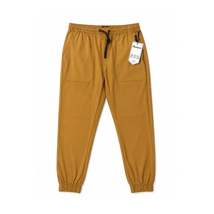 Rumors Men’s Khaki Jogger Pant Lightweight Technical Stretch Fabric (S01)