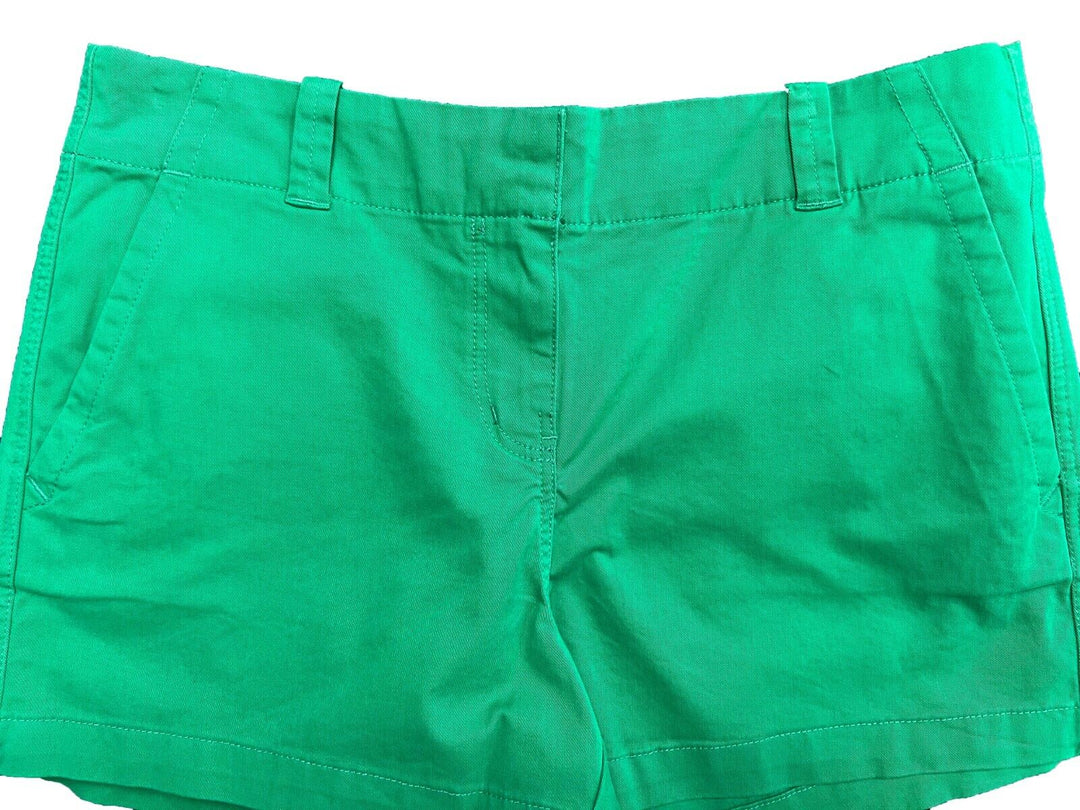 Vineyard Vines Women's Sea Swell Green Shorts Everyday Solid Pockets (S02)
