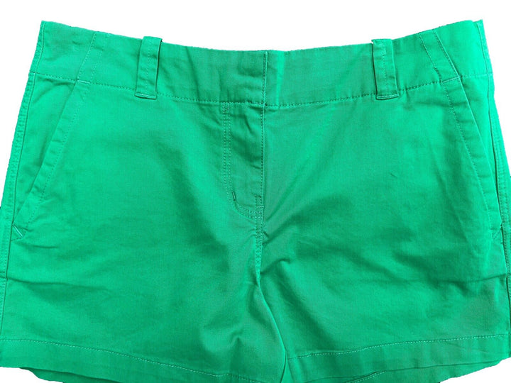 Vineyard Vines Women's Sea Swell Green Shorts Everyday Solid Pockets (S02)