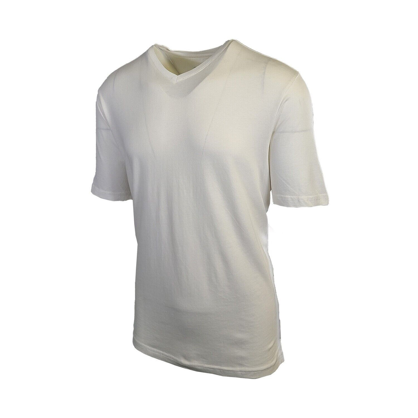 Tommy Bahama Men's White T-Shirt Solid V-Neck Bali Skyline Tee (S60)