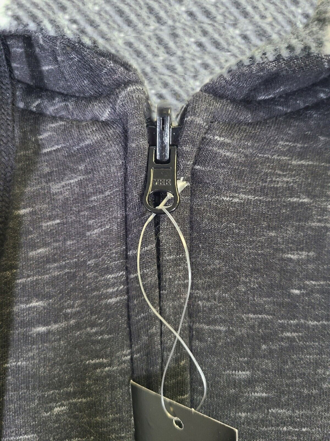 Powerfix Profi Men's Anthracite Hoodie 2 in 1 Reversible Black Gray Plaid (S01)