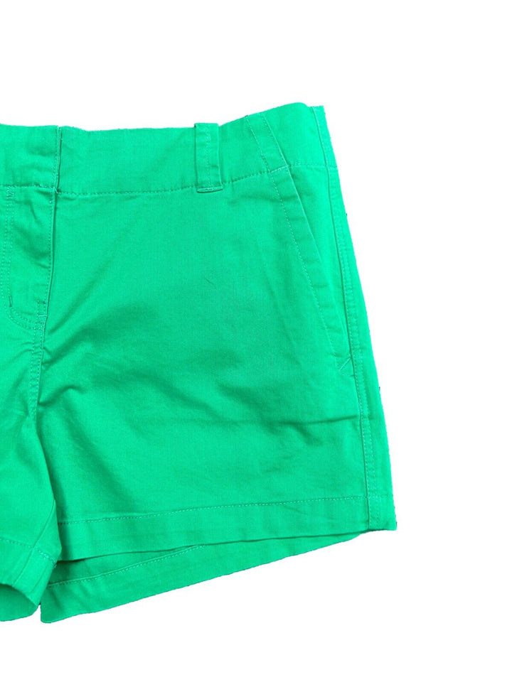 Vineyard Vines Women's Sea Swell Green Shorts Everyday Solid Pockets (S02)