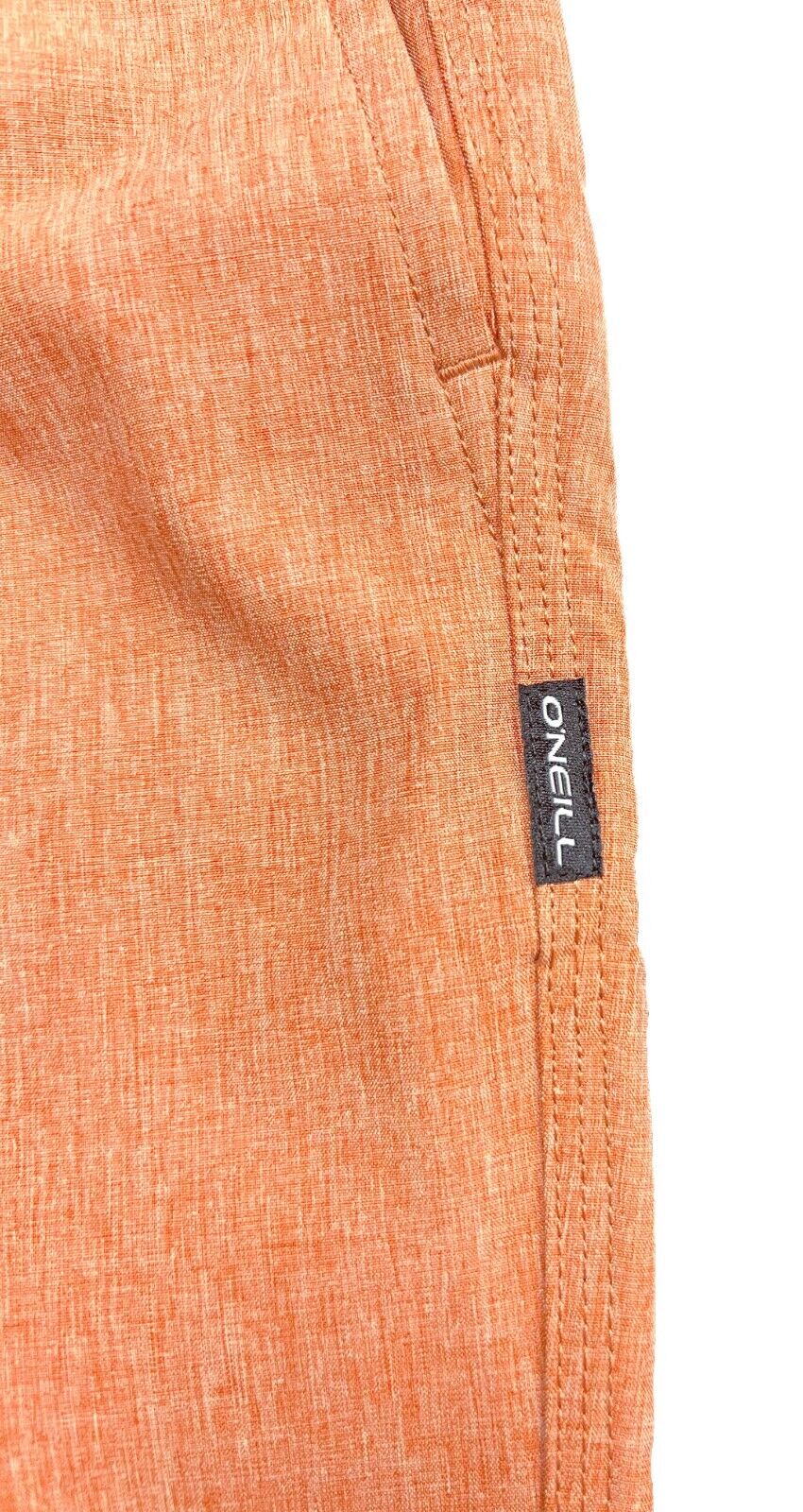 O'Neill Boy's Orange Hthr Abrn Short Sport Hybrid E-Waist Tunnel Drawcord (S02)