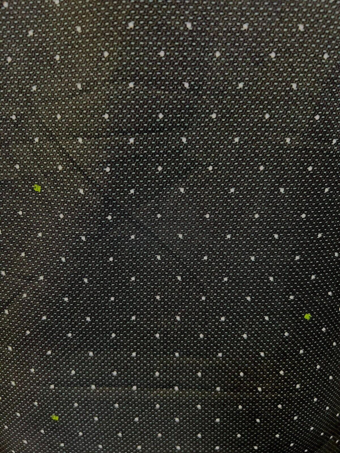 Kenneth Cole Men's Black Shirt Green White Dotted Short Sleeve Woven (S11)