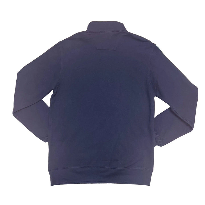 Carhartt FR Men′s Navy Sweatshirt Quarter Zip Mock Neck (S51)