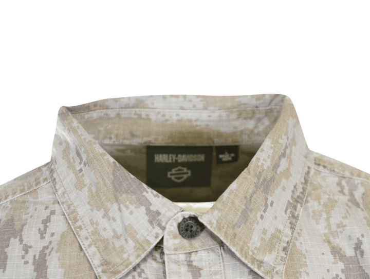 HD Branded Men's Shirt Camouflage Park Shirt L/S Woven (S57)