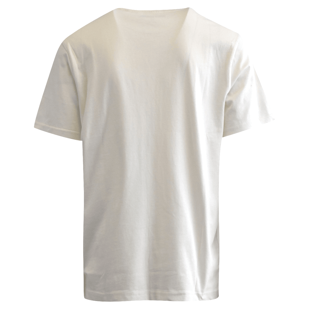 HD Branded Men's T-Shirt Ivory #1 American Flag Tee (S87)