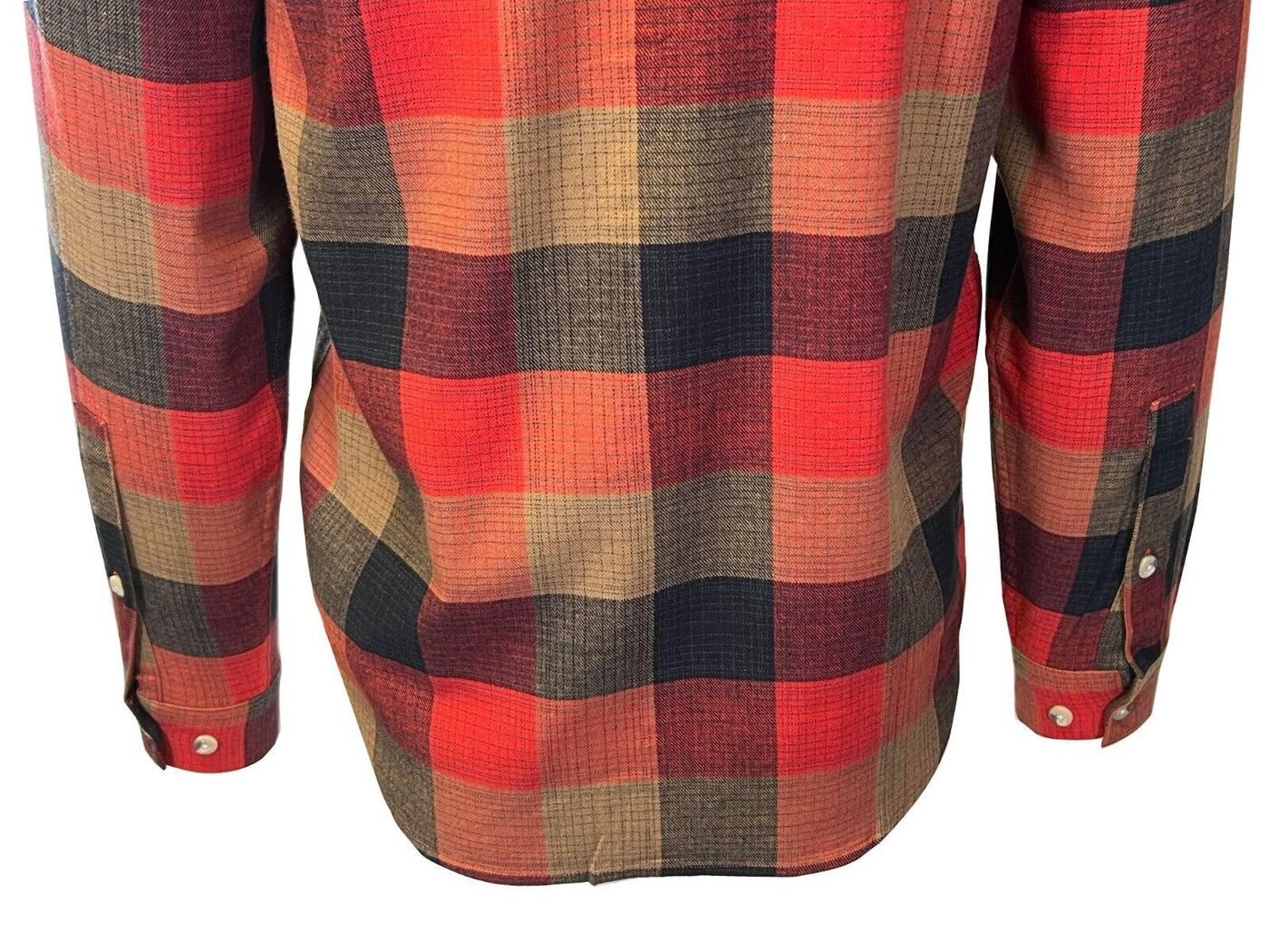 Columbia Men's Red Jasper Buffalo Check Shirt Cornell Woods Flannel L/S (698)