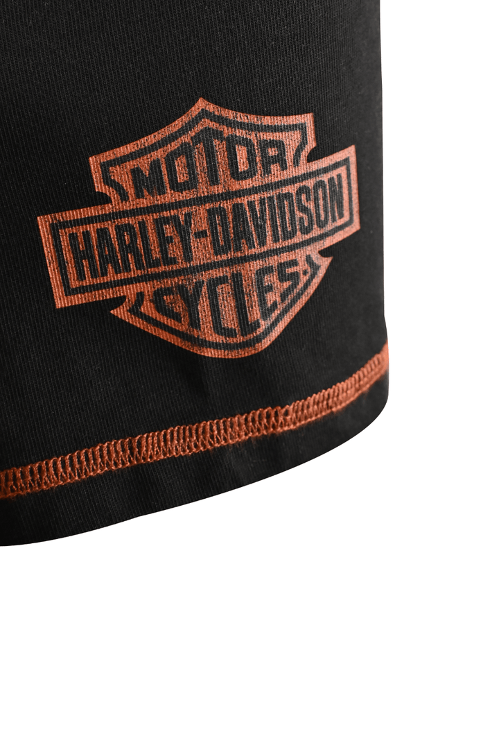 HD Branded Men's T-Shirt Block Letters Graphic Long Sleeve (S65)