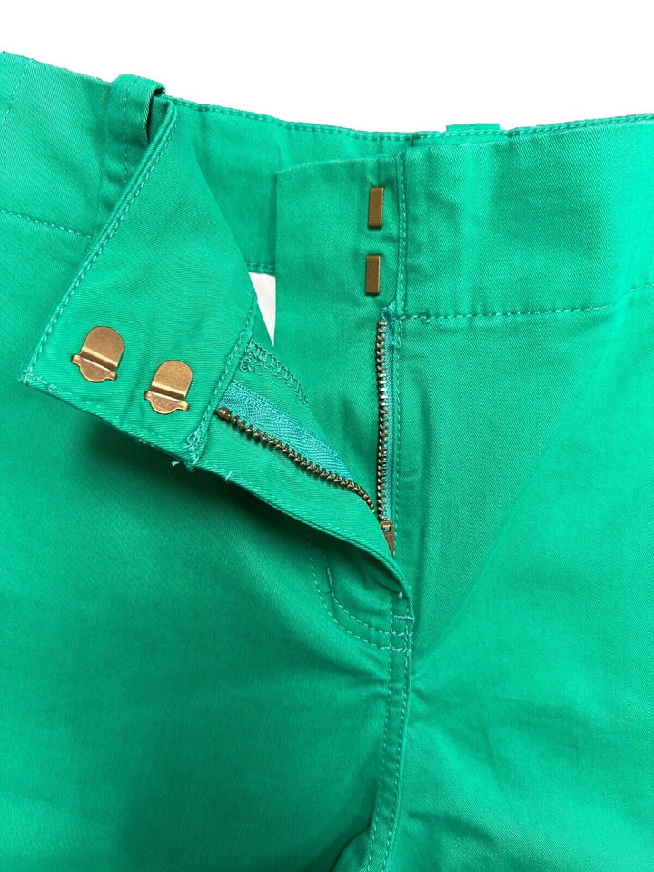 Vineyard Vines Women's Sea Swell Green Shorts Everyday Solid Pockets (S02)