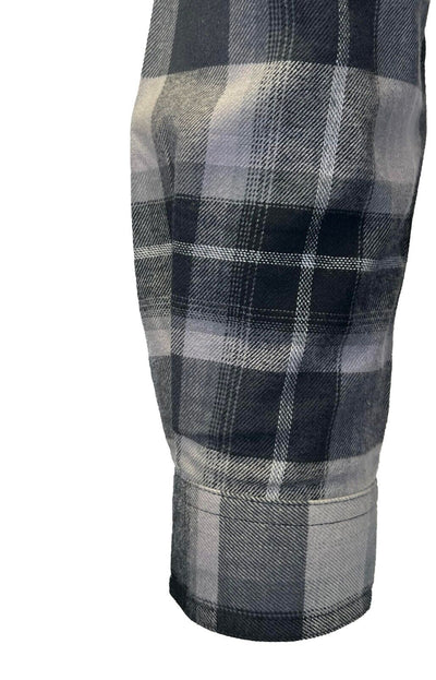 Columbia Men's Grey Multi Tartan Cornell Woods Flannel Shirt (019)