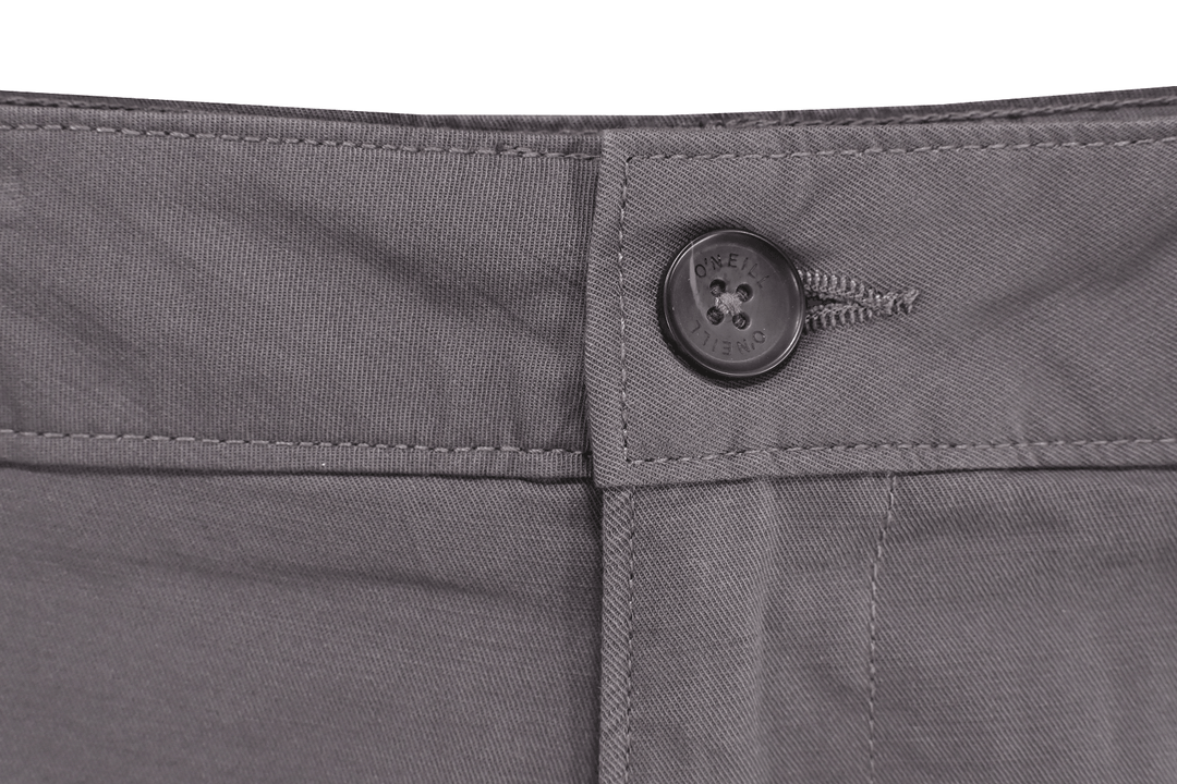 O'Neill Men's Chino Shorts Graphite At The Knee Jay Stretch (S12)