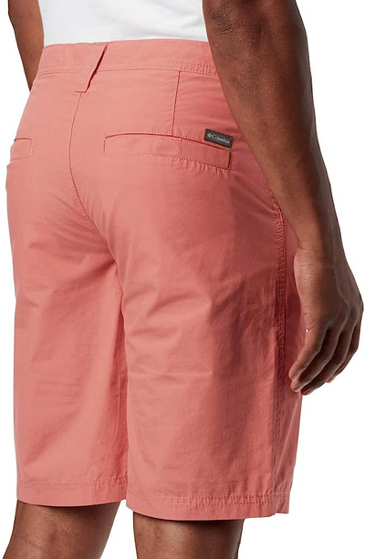 Columbia Men's Dark Coral Inseam 8" Washed Out Chino Short (Retail $40) 639