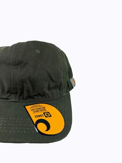 Carhartt Dark Green Canvas Cap FastDry Comfort Simple Side Logo (S06)