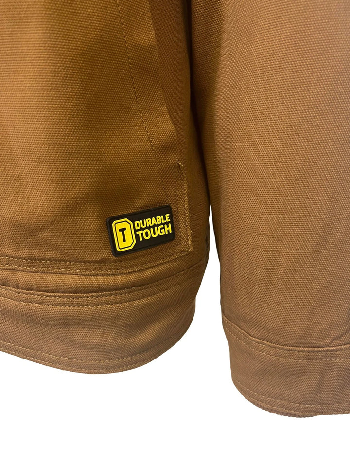 John Deere Men’s Brown Jacket Light Weight Tractor Durable Tough (S01)