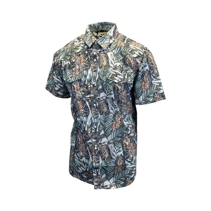 Ariat Men's White Asparagus Shirt Hodie Retro Fit Short Sleeve (S43)