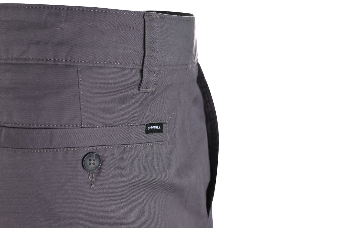 O'Neill Men's Chino Shorts Graphite At The Knee Jay Stretch (S12)
