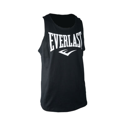 Everlast Men's Black Sleeveless Shirt Glenwood Tank Logo Vest - 2 Pack (S01)