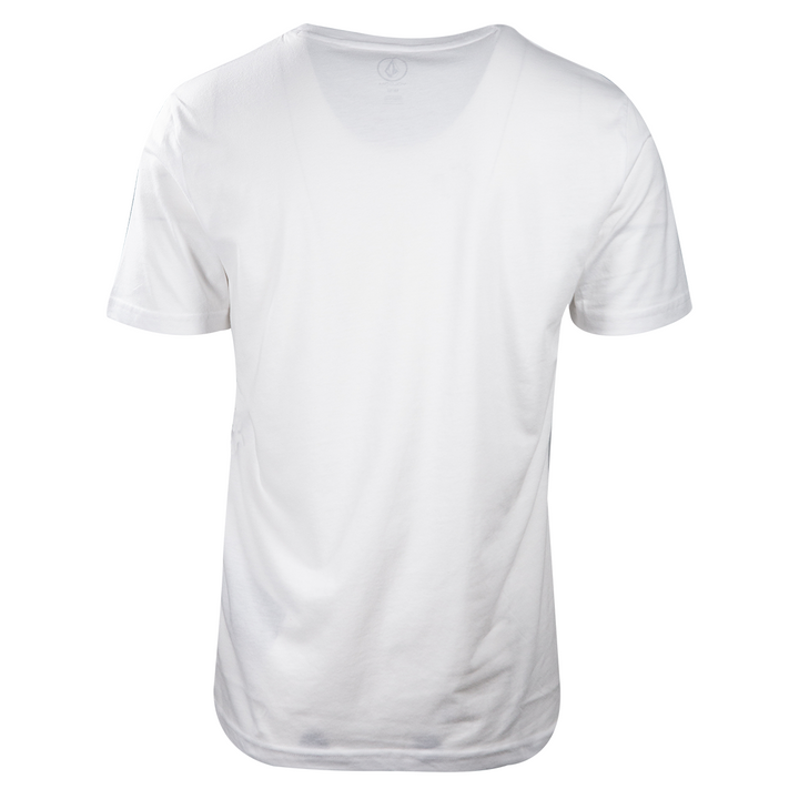 Volcom Men's White Circle Blank S/S T-Shirt (S18)