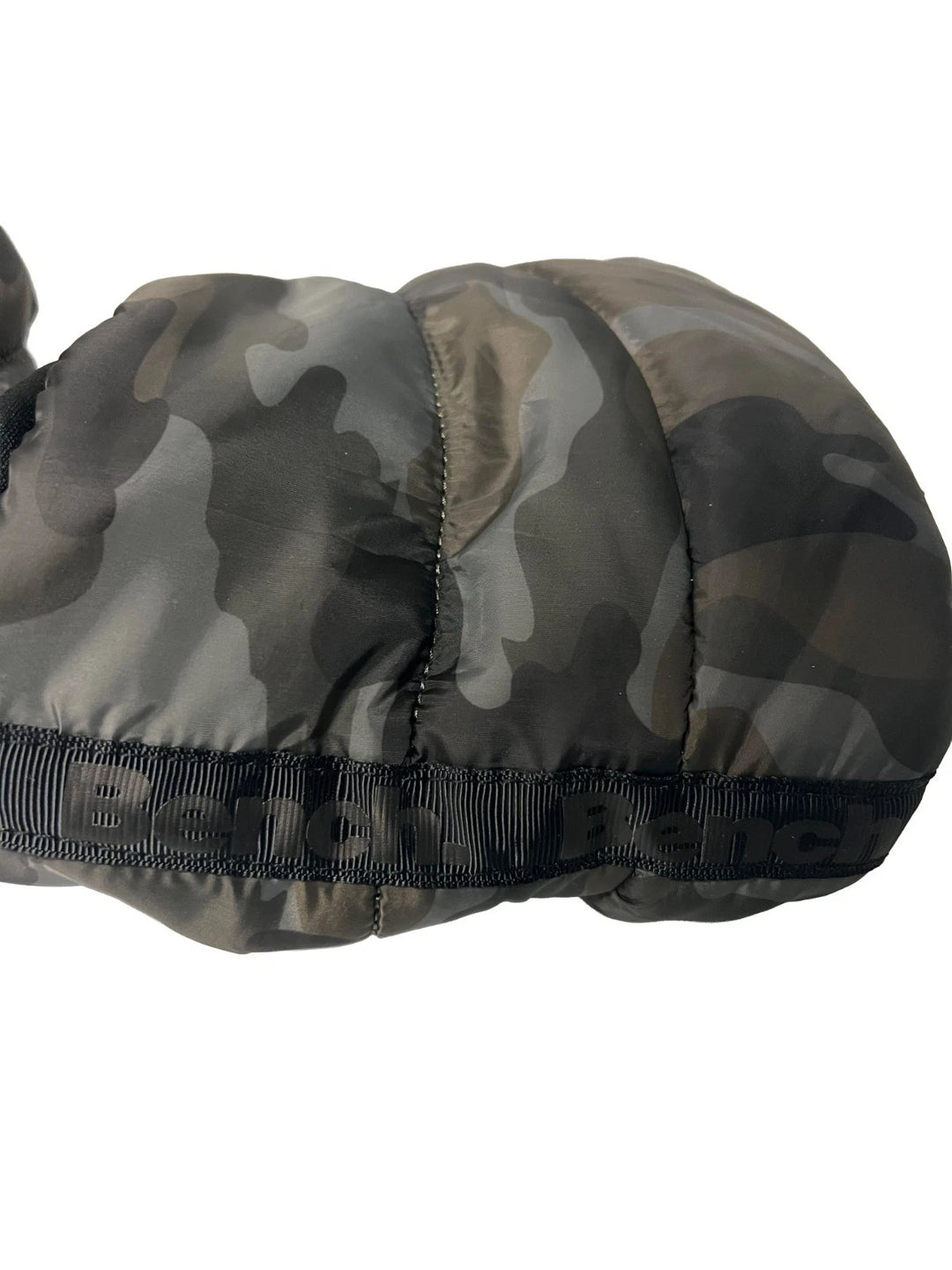 Bench Men's Green Camo Puffer Slippers Indoor FiberFill (S05)