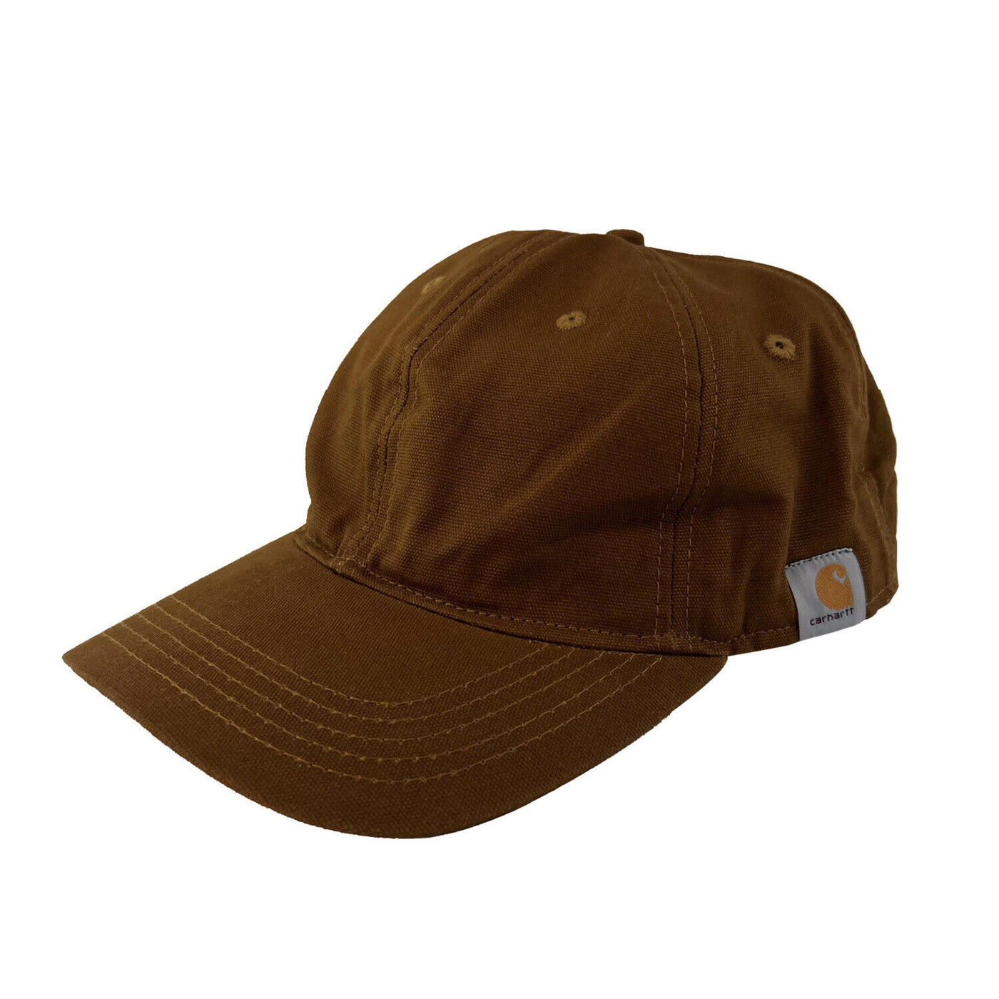 Carhartt Brown Canvas Cap FastDry Comfort Simple Side Logo (S05)