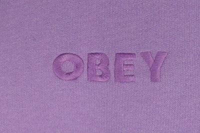 OBEY Men's Sweatshirt Orchid Bold Ideals Crew Neck Long Sleeve (122)