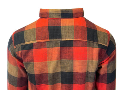 Columbia Men's Red Jasper Buffalo Check Shirt Cornell Woods Flannel L/S (698)