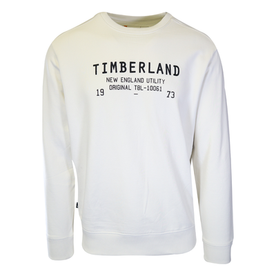 Timberland Men's Sweatshirt White New England Utility L/S Sweatshirt (S03)