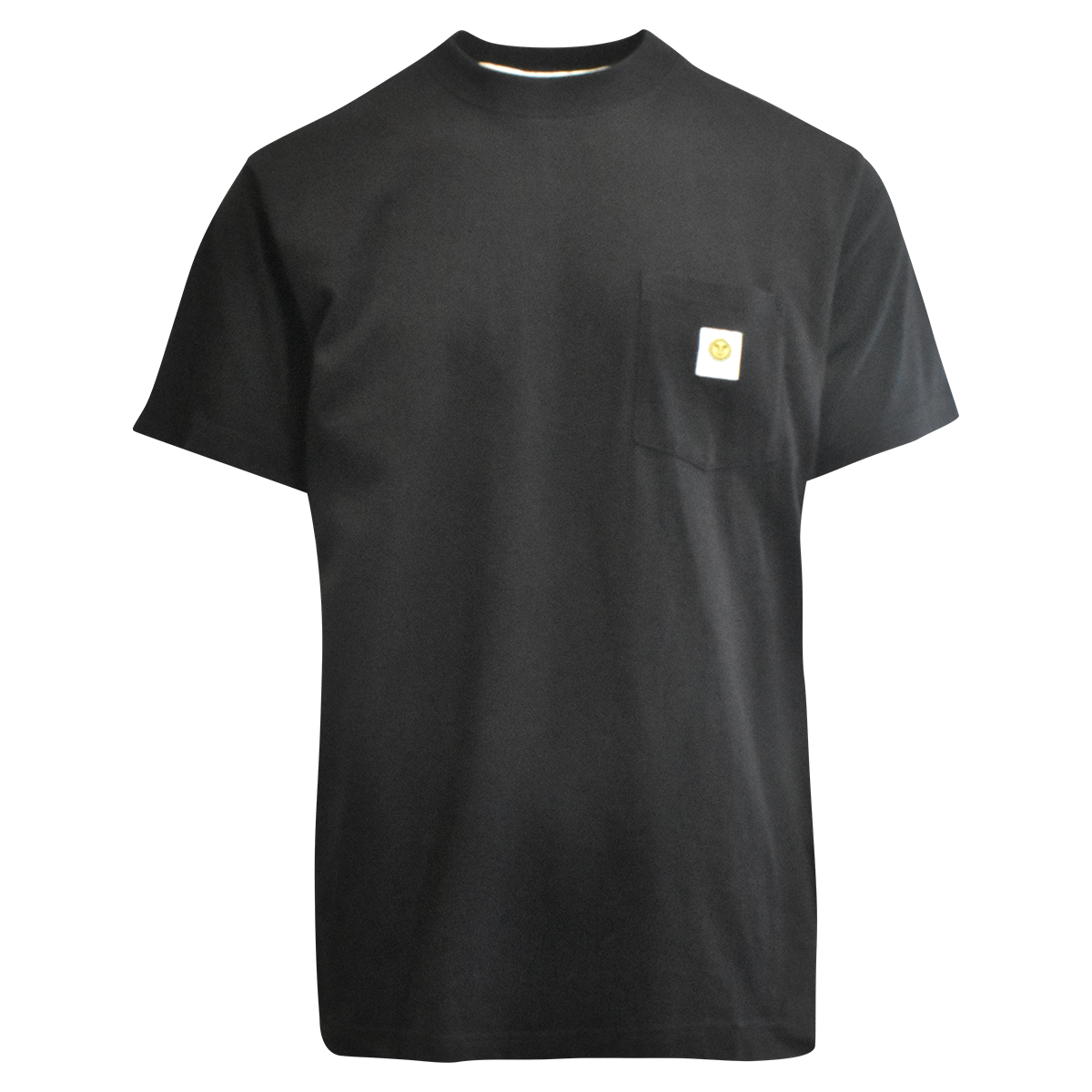 OBEY Men's T-Shirt Black Sunshine Patch Pocket Tee S/S (130)