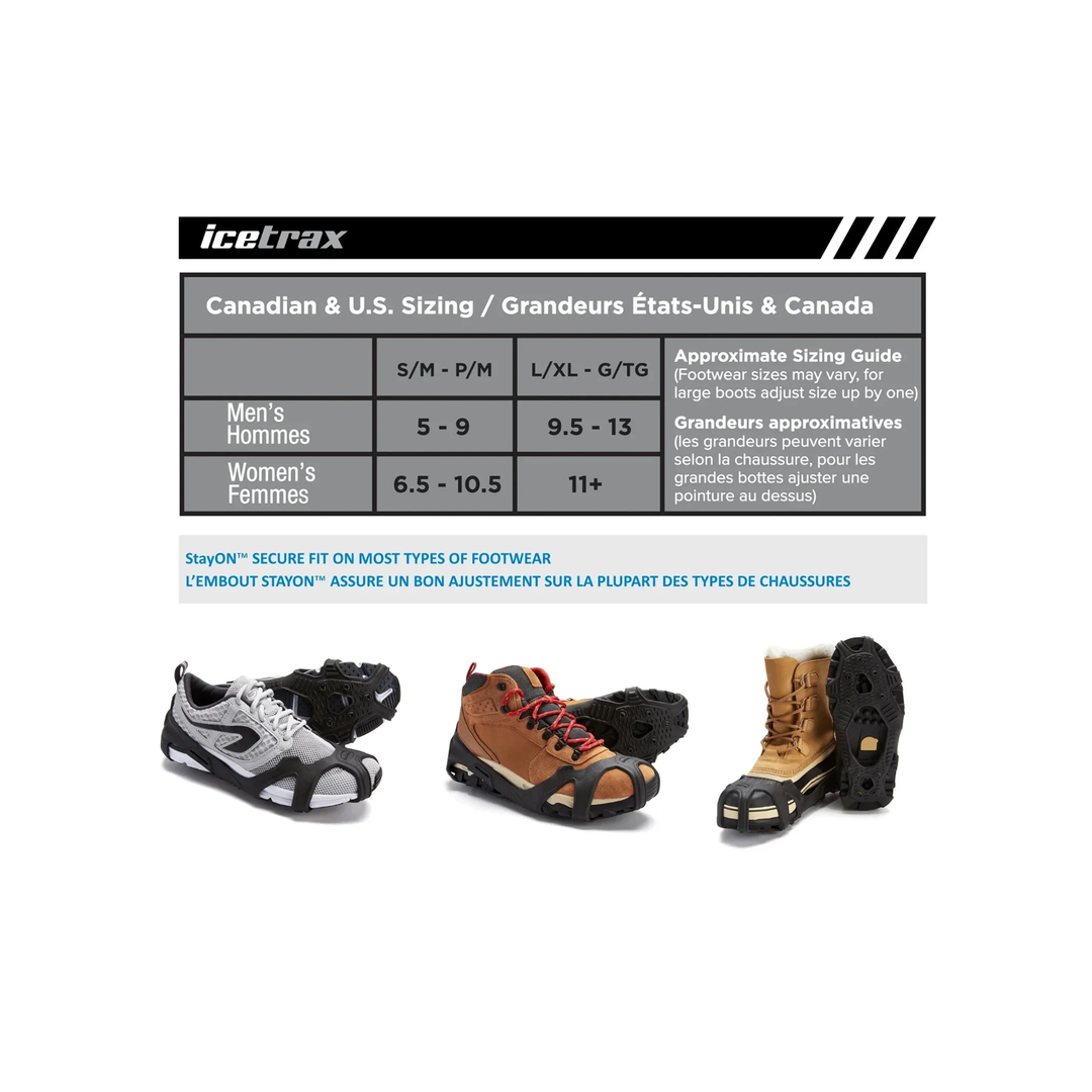 Icetrax Traction Aids V5 Hex Ice Cleats - 2 Pack