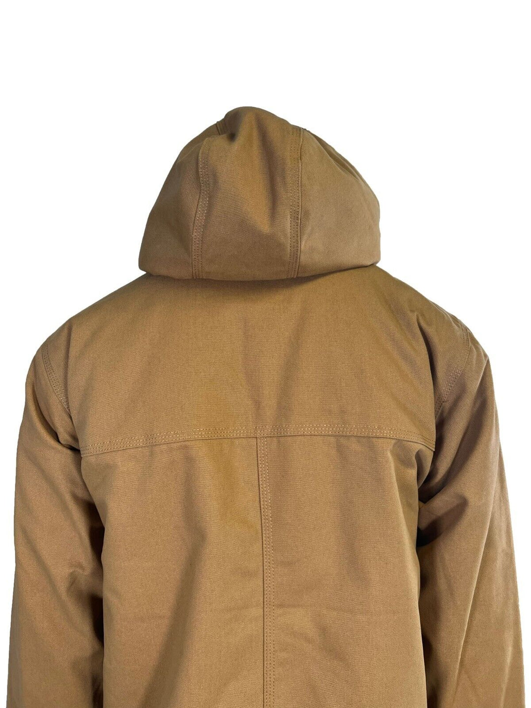 Magellan Outdoors Men's Brown Jacket Work Sherpa-lined Duck L/S (S02)