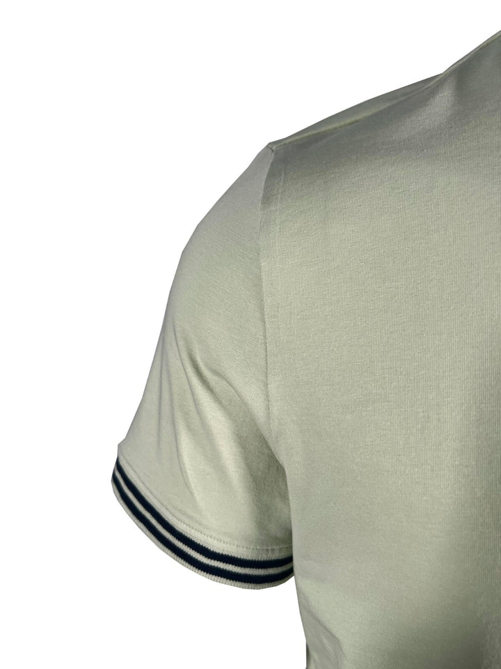 Nautica Men's T-Shirt Green Blue Performance Short Sleeve