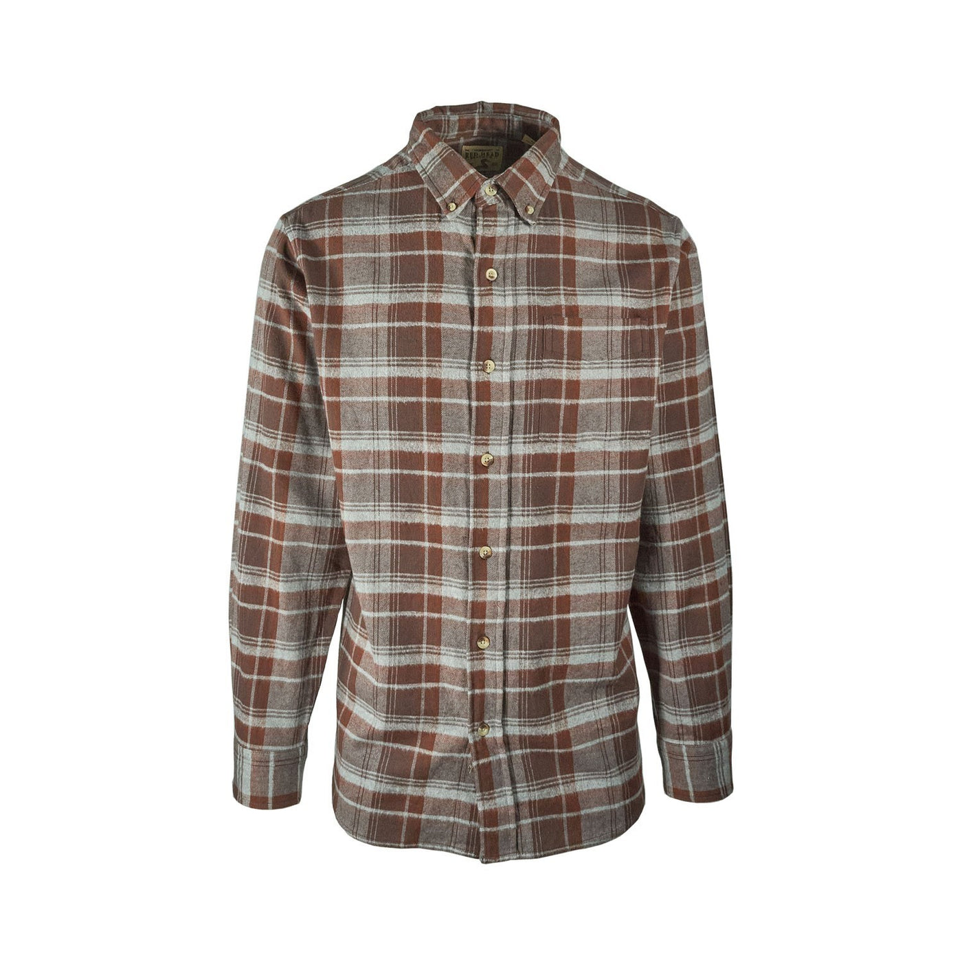Redhead Men’s Plaid Shirt Ultimate Flannel Button Down L/S (S01 - S09)