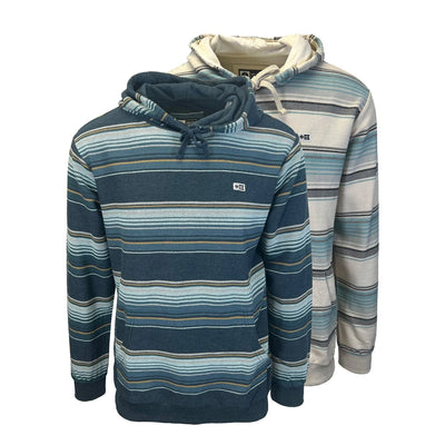 Salty Crew Men's Blue Sweatshirt Crewser Hood Yarn Dye French Terry Hoodie (S01)