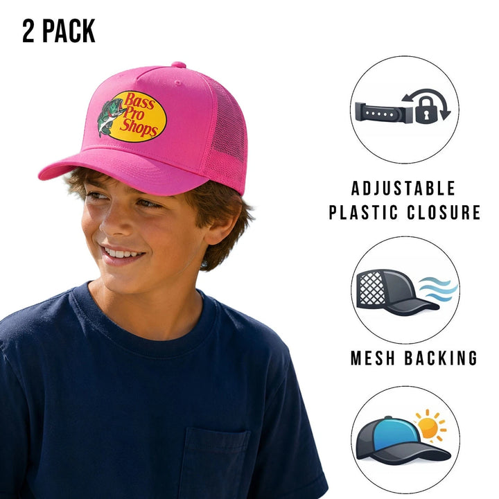 Bass Pro Shops Cap Pink Snapback Outdoor Youth&