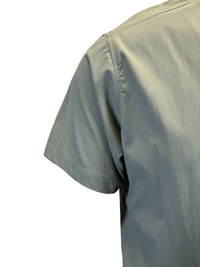 Columbia Men's Safari Green Shirt Sage Peak Woven S/S (348)
