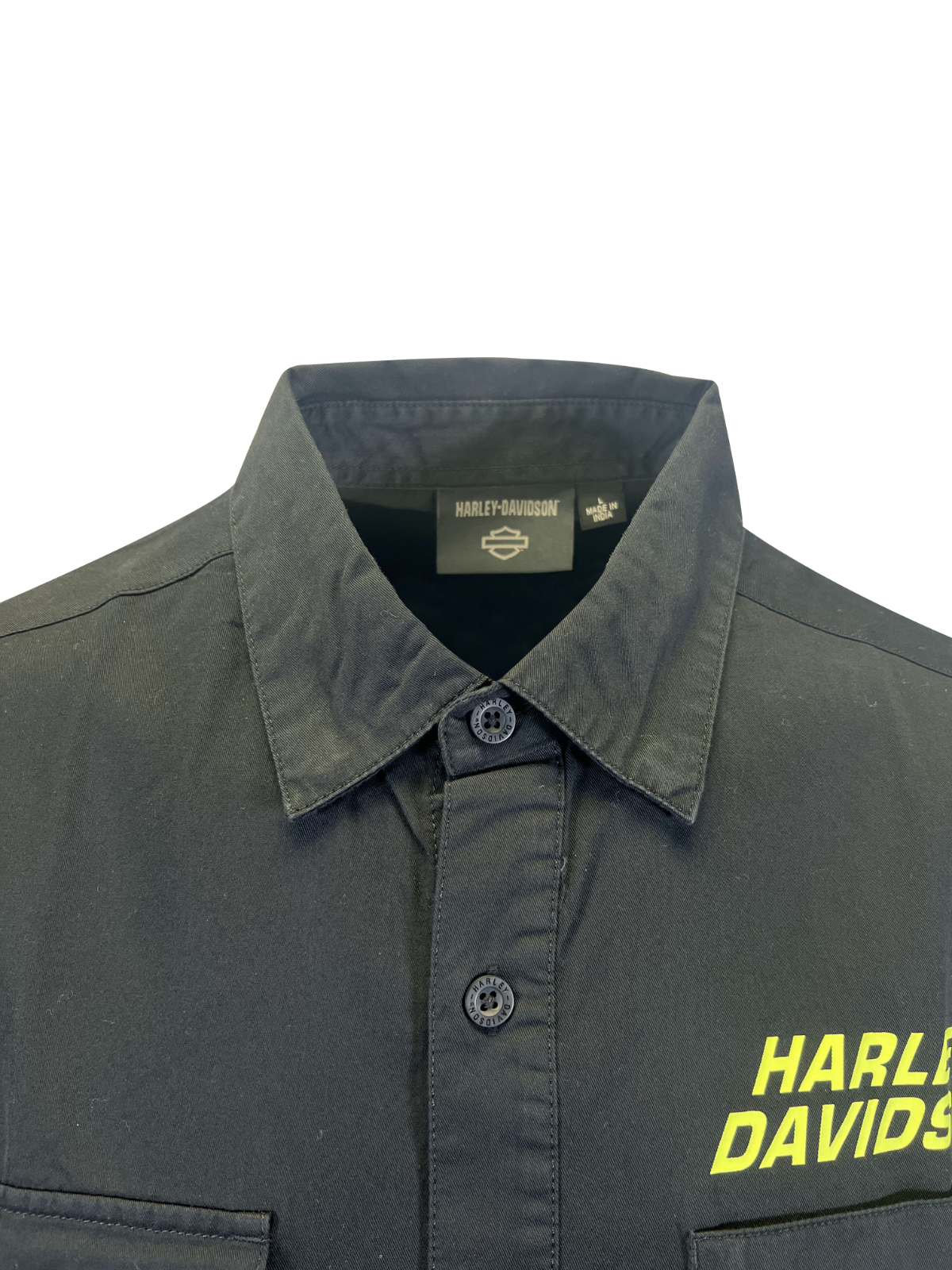 Harley-Davidson Men's Black Beauty Shirt Willie G Skull Short Sleeve (S64)
