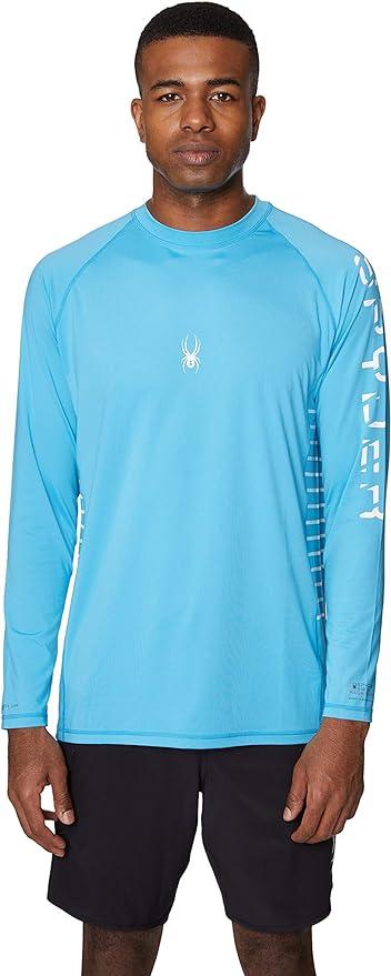 Spyder Men's T-Shirt UPF30+ Rash Guard Long Sleeve