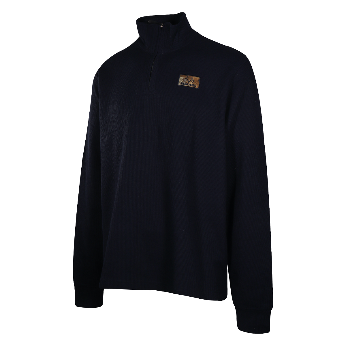 Realtree Men's Sweater Navy Blue Mock Neck Long Sleeve (S02) Size 2XL