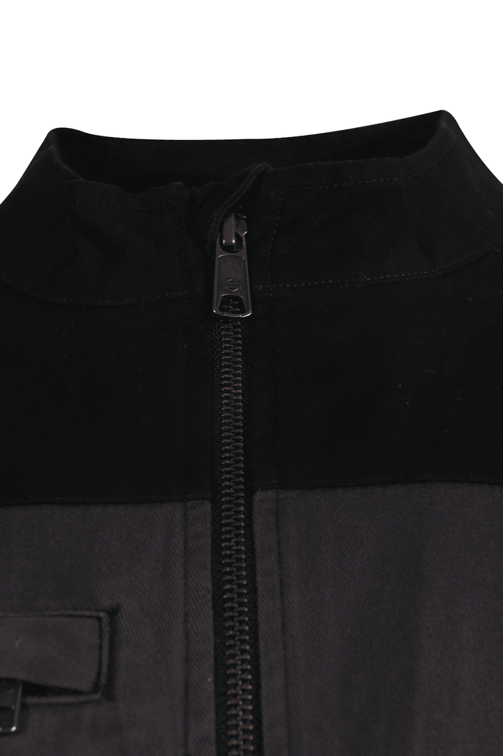 HD Branded Men's Jacket Copper Block Canvas Semi Mock Neck (S03)