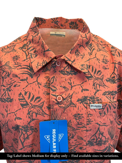 Columbia Men’s Shirt Trollers Best PFG Short Sleeve (852) and (325)