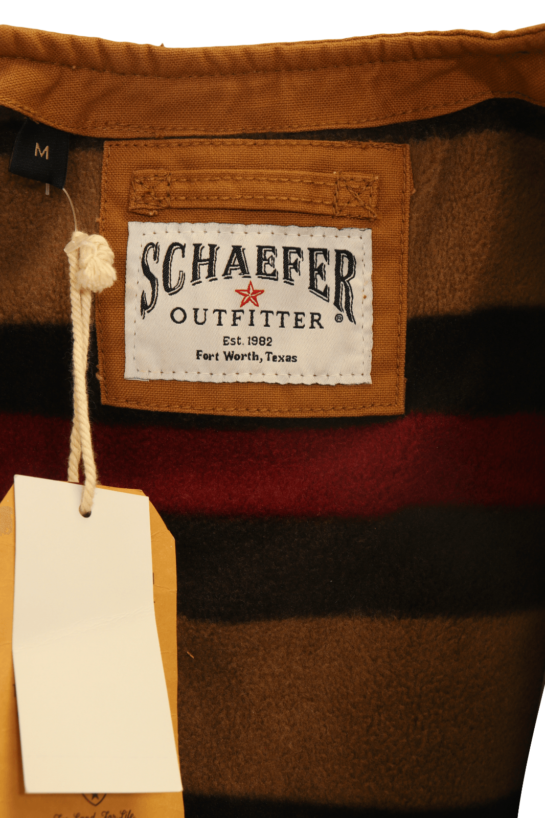 Schaefer Outfitter Vest Mens XXL Brown Blanket Lined deals Vintage Mesquite Ranchwear