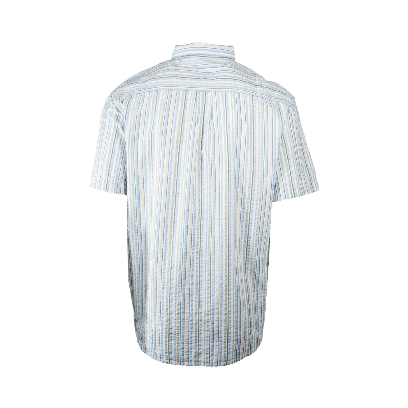 Tommy Bahama Men's Cabo Blue Shirt Lagoon Drive Stripe Pocket S/S (S16)