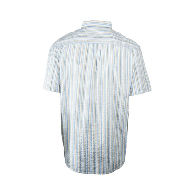 Tommy Bahama Men's Cabo Blue Shirt Lagoon Drive Stripe Pocket S/S (S16)