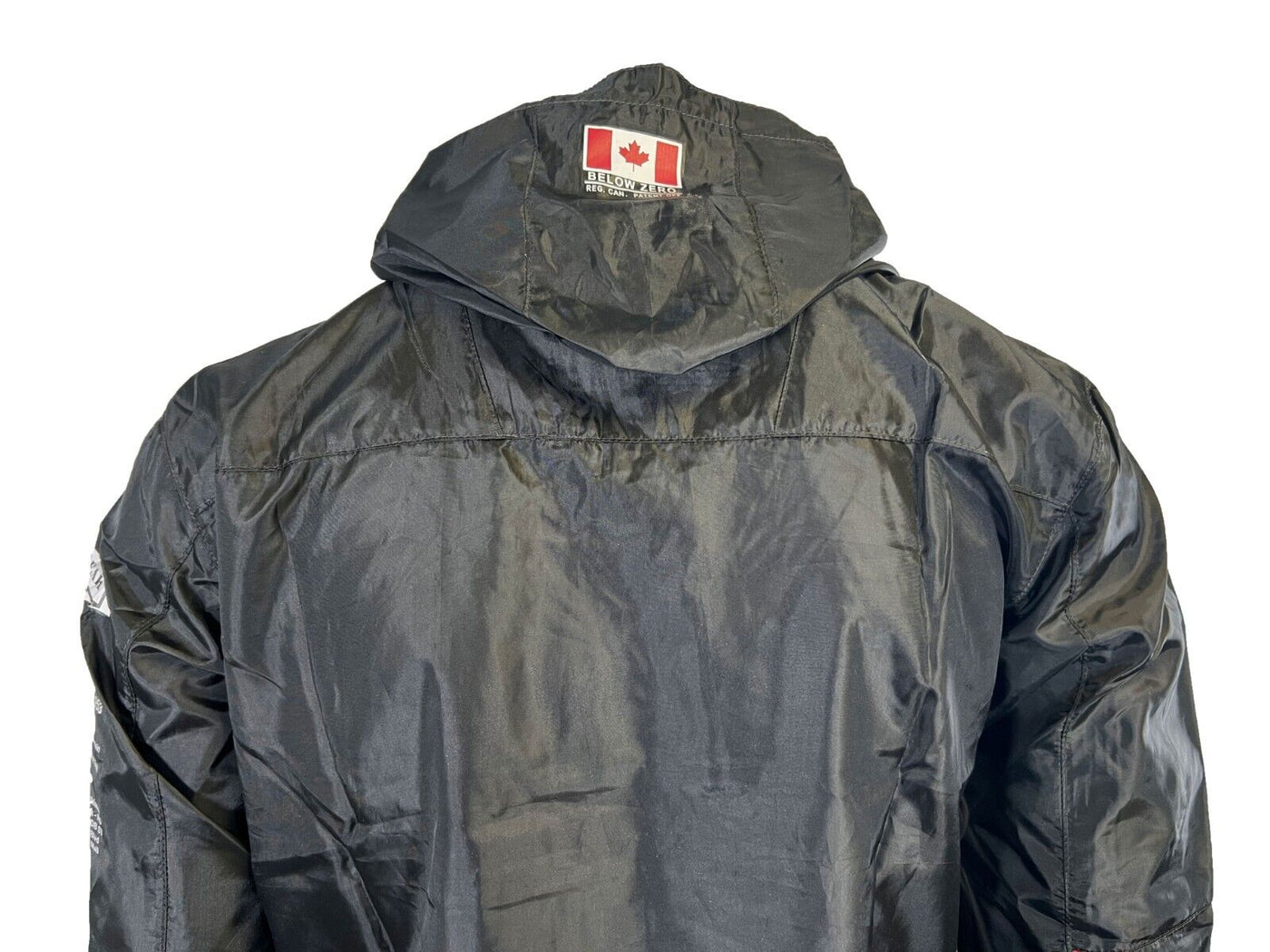 Canadian Peak Men's Black Jacket 1953 Butaneak Wind Rain Breaker (S10)