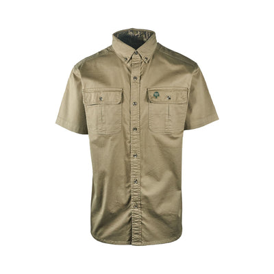 Companions Mossyoak Men's Shirt Dirt Cotton Twill Pocket S/S (S01 - S08)