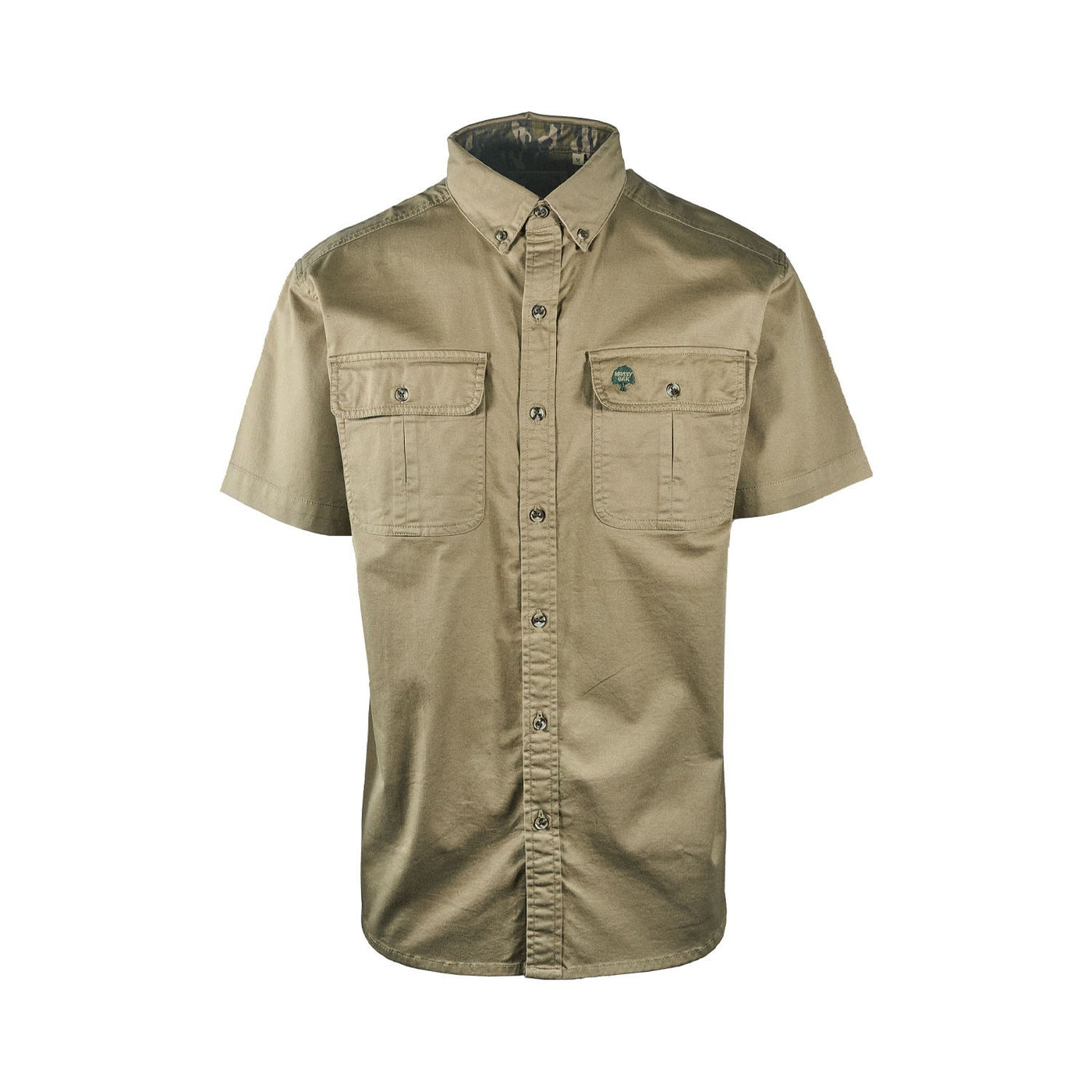 Companions Mossyoak Men's Shirt Dirt Cotton Twill Pocket S/S (S01 - S08)