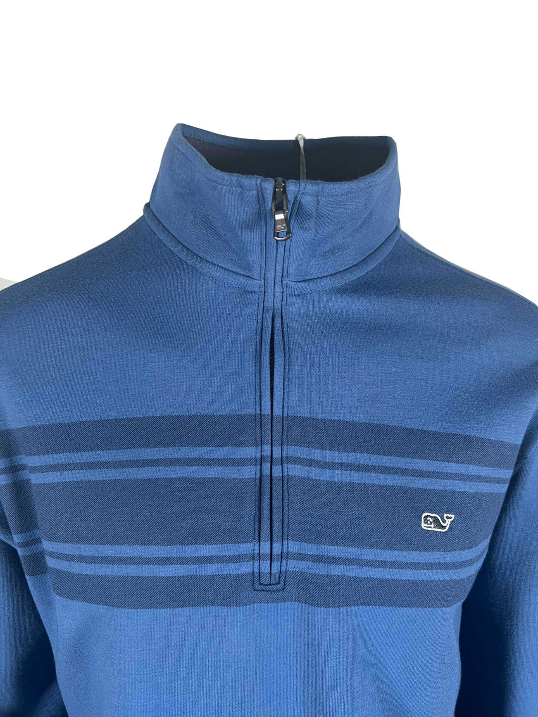 Vineyard Vines Men's Saltwater Surf Stripe Quarter-Zip Pullover